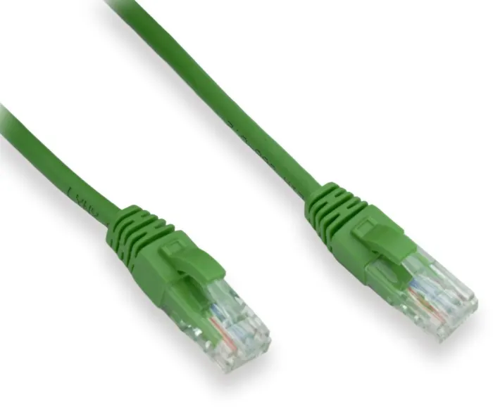 OEM UTP patch cablel Cat5e, CCA, 0.3m, green