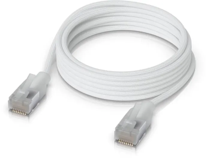 Ubiquiti UniFi Premium Etherlighting patch cable, 2m, Cat6A, white