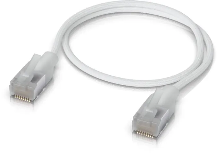 Ubiquiti UniFi Premium Etherlighting patch cable, 30cm, Cat6A, white