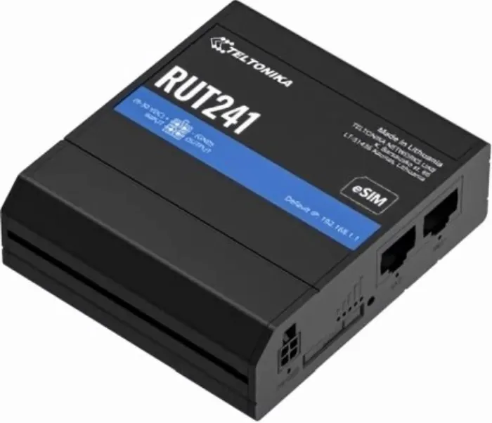 Teltonika RUT241-eSIM Industrial cellular LTE Wi-Fi Router, eSIM