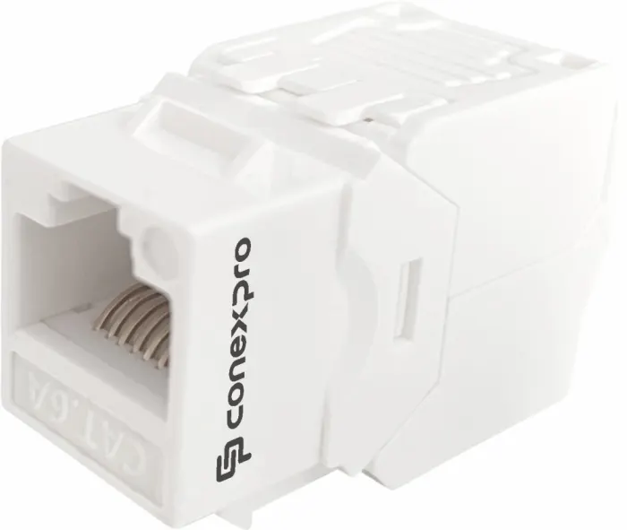Conexpro toolless keystone UTP, CAT6A, white