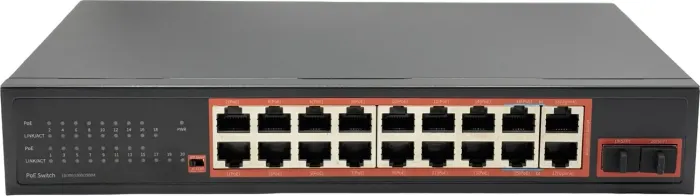 Conexpro GNT-ES20GDH2-P, PoE switch, 18x LAN, 16x PoE, 2x 1/2.5G SFP