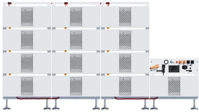 DEYE BOS-B208 Pro-A3 Battery set with BMS, 208.9 kWh, 13 batteries, HV