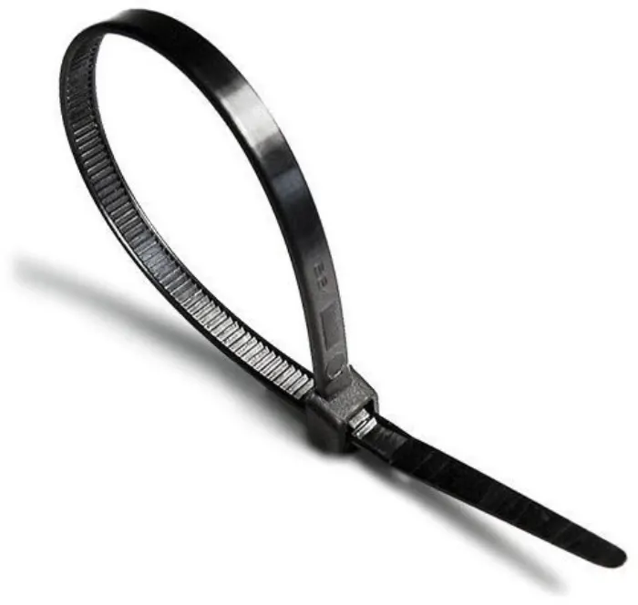 Weidmuller plastic cable ties black 20cm, width 3.5mm, 100 pcs