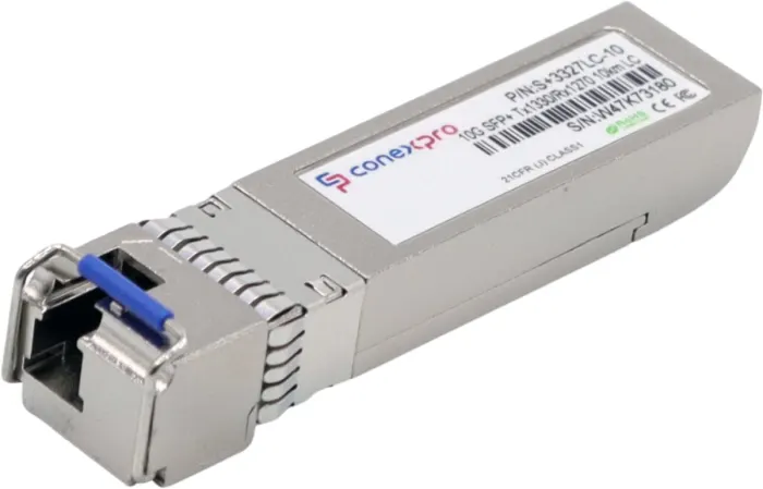 Conexpro 10G SFP+ optical module, WDM/BiDi, SM, Tx1330/Rx1270nm, 10km, 1x LC, DDM