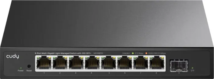 Cudy HS108ES1 Multi-Gigabit light managed 2.5G Switch