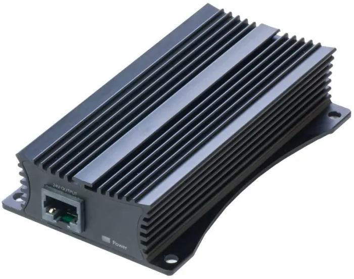 MikroTik RBGPOE-CON-HP, PoE converter 48V/802.3af/at to 24V