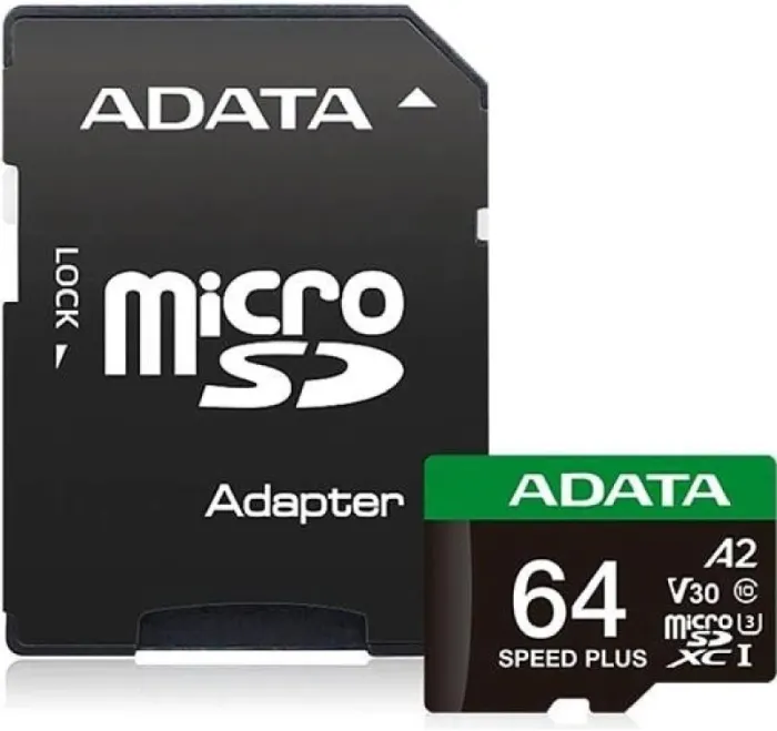 ADATA Micro SDXC 64GB Speed Plus + SD adapter