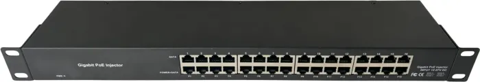 Conexpro passive Gigabit PoE rackmount panel, 16 ports