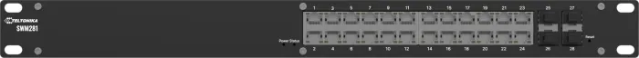Teltonika SWM281 Industrial managed switch, 24x GLAN, 4x SFP