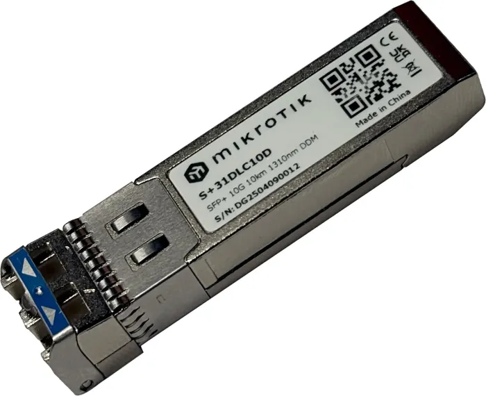 MikroTik 10G SFP+ optical module S+31DLC10D, SM, 10km, 1310nm