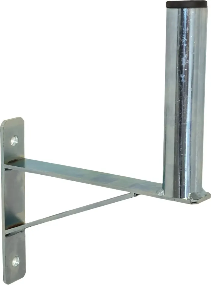 Wall-mounted antenna bracket "L", length 20cm, height 15cm, diameter 32mm, retail package