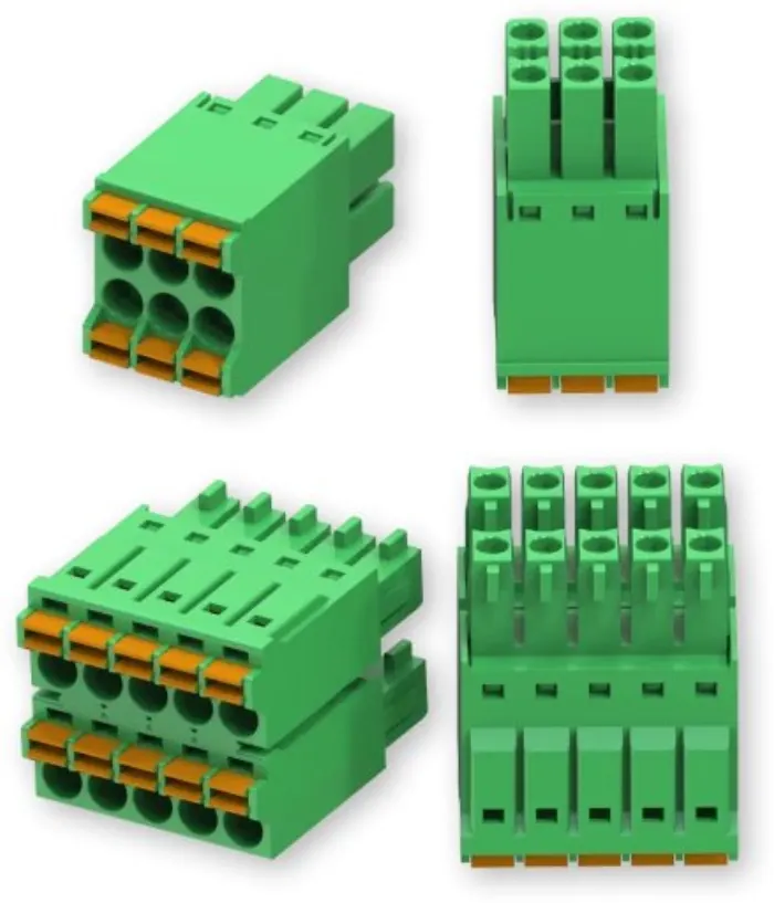 Teltonika PR5MEC15 connectors set, 6-pin and 10-pin