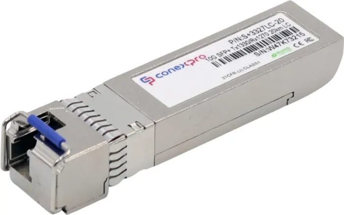 Conexpro 10G SFP+ optical module, WDM/BiDi, SM, Tx1330/Rx1270nm, 20km, 1x LC, DDM