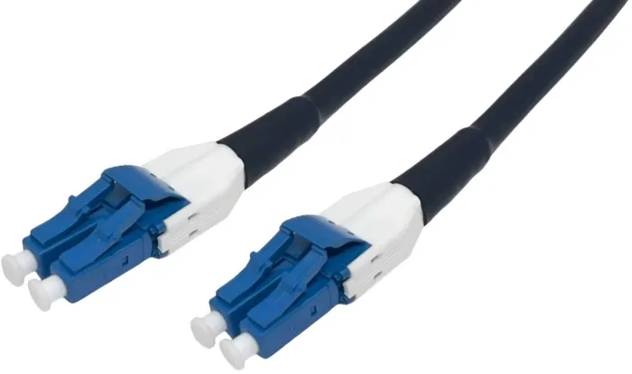 Conexpro fiber optic outdoor patch cord, LCupc/LCupc, Duplex, Singlemode, 30m