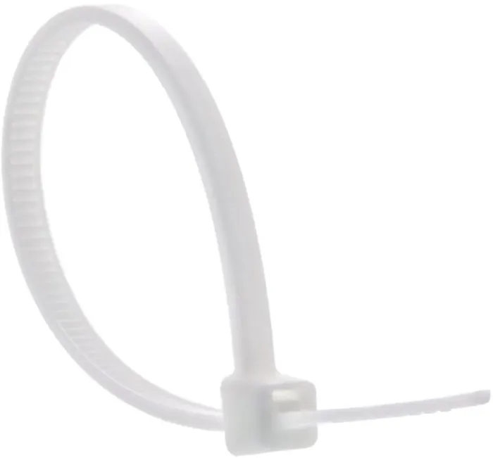 Weidmuller plastic cable ties natural 29cm, width 4.5mm, 100 pcs
