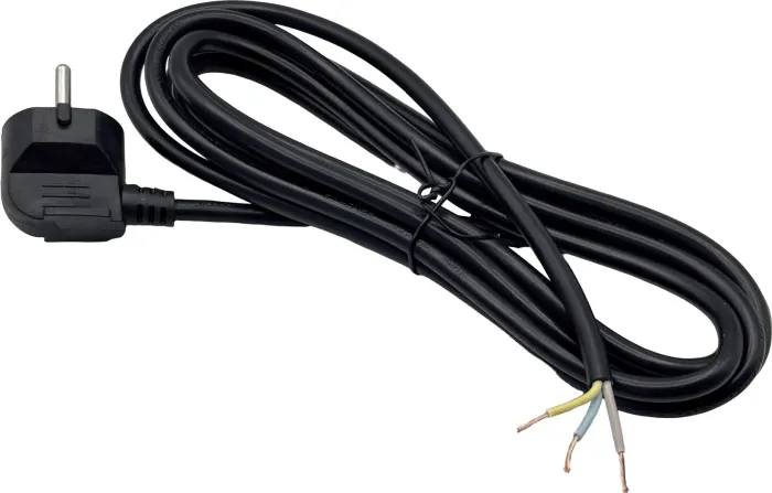 Conexpro power cable 230V AC with stripped end, 3x1 mm2, 3 m