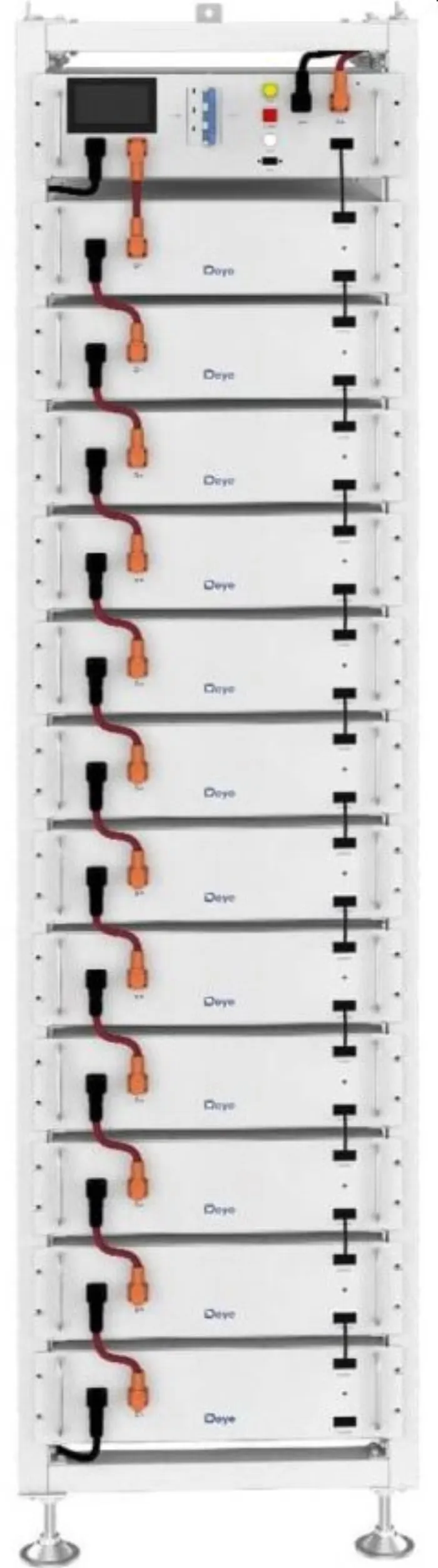 DEYE BOS-G60 Pro battery set, 61.44 kWh, 12 batteries, HV