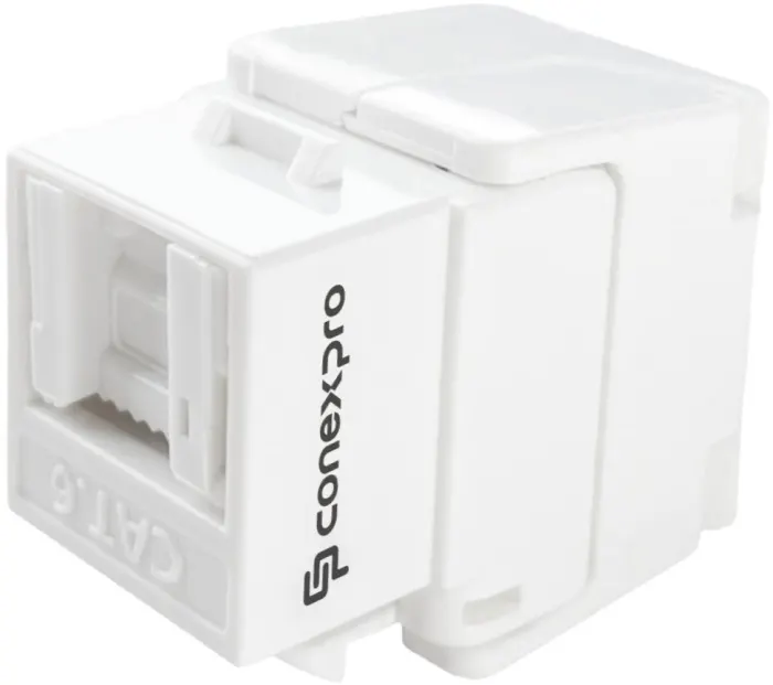Conexpro toolless keystone UTP, CAT6, white