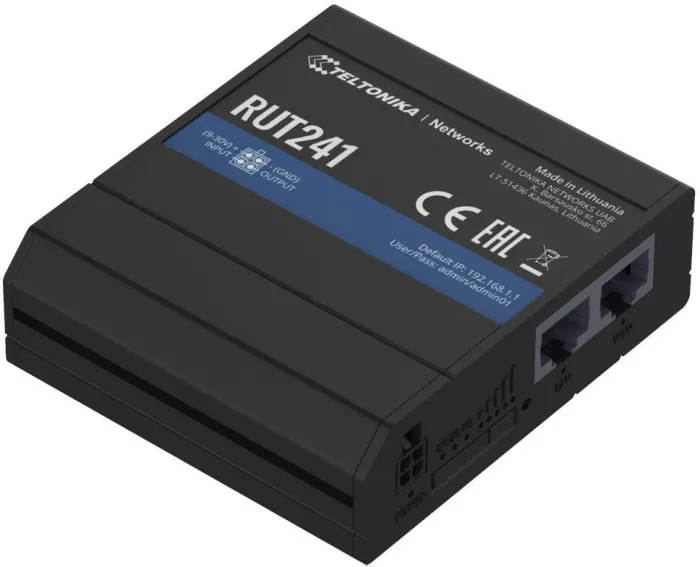 Teltonika RUT241 Industrial cellular LTE Wi-Fi Router