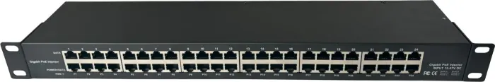 Conexpro passive Gigabit PoE rackmount panel, 24 ports