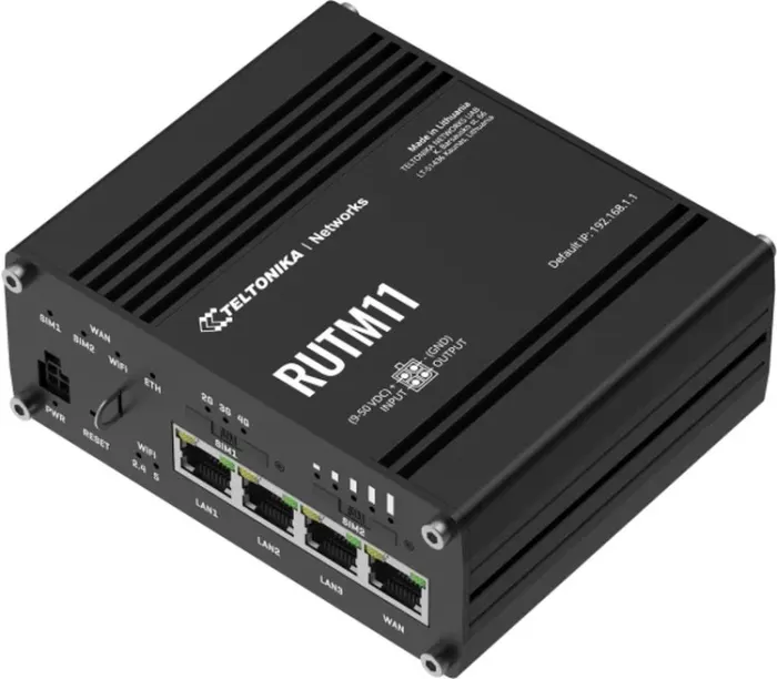 Teltonika RUTM11 Industrial LTE Wi-Fi Router, GPS