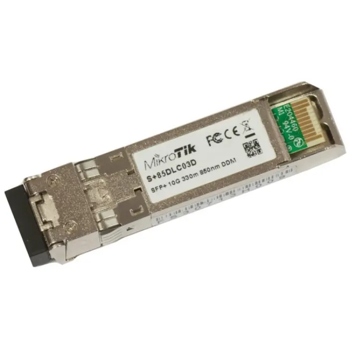 MikroTik 10G SFP+ optical module S+85DLC03D, MM, 300m, 850nm