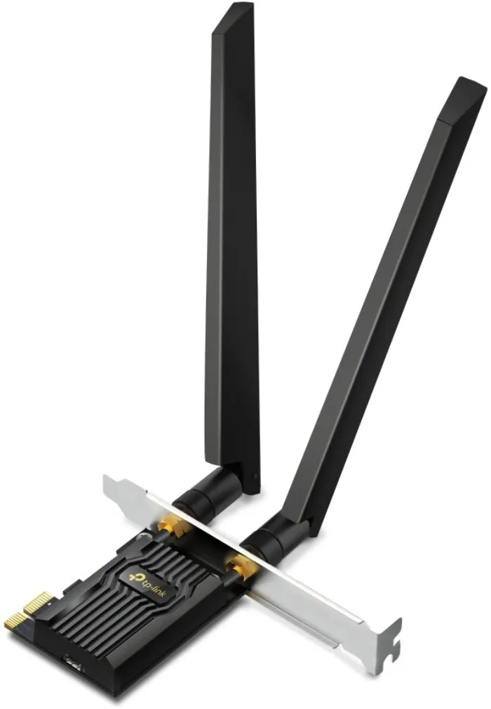 TP-Link Archer TXE72E Tri-Band Wi-Fi 6E PCI Express adapter, Wi-Fi and Bluetooth