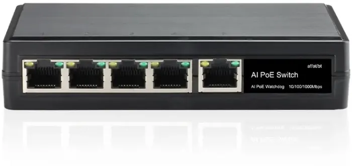 Conexpro GNT-69P51G6, PoE switch, 5x LAN, 4x PoE