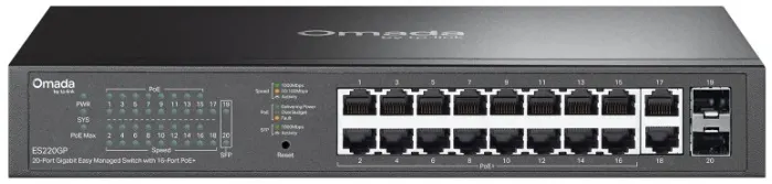 TP-Link ES220GP Omada Gigabit Easy PoE Switch
