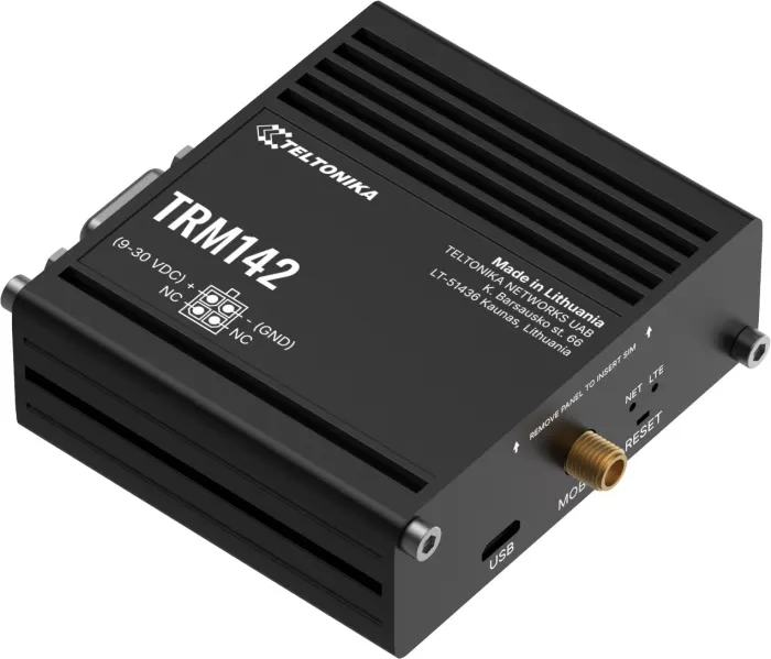 Teltonika TRM142 Industrial 4G modem, RS232