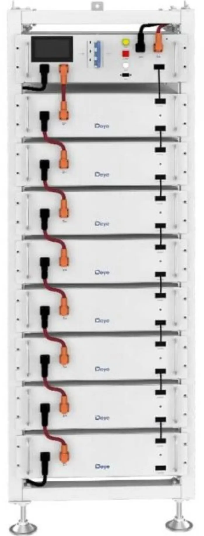 DEYE BOS-G40 Pro battery set, 40.96 kWh, 8 batteries, HV