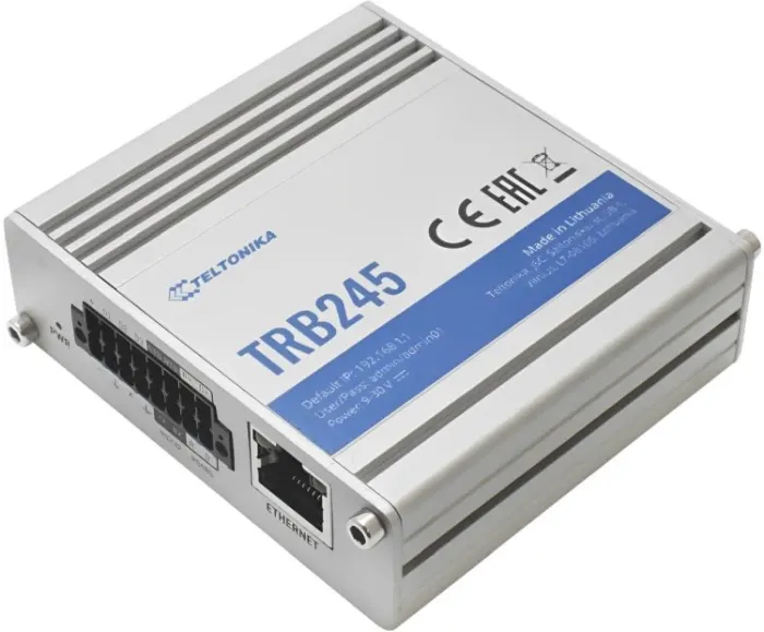 Teltonika TRB245 Industrial LTE Gateway, GPS, I/O, RS232 and RS485